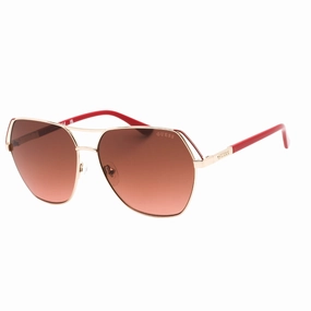 Guess Gold Framed Brown Gradient Lensed Sunglasses