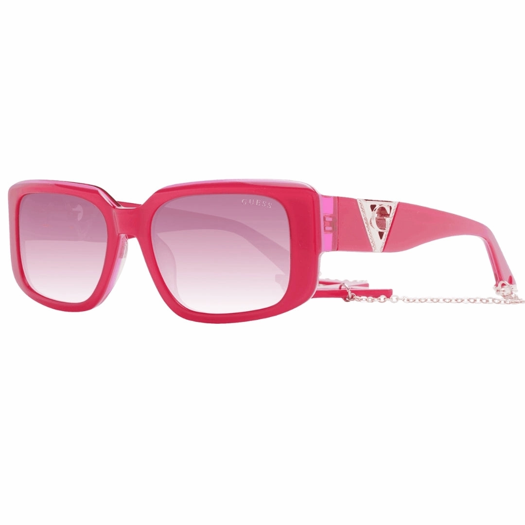 Guess Gradient Bordeaux Lens Shiny Pink Sunglasses