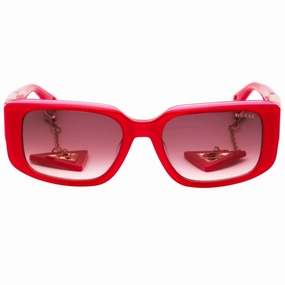 Guess Gradient Bordeaux Lens Shiny Pink Sunglasses