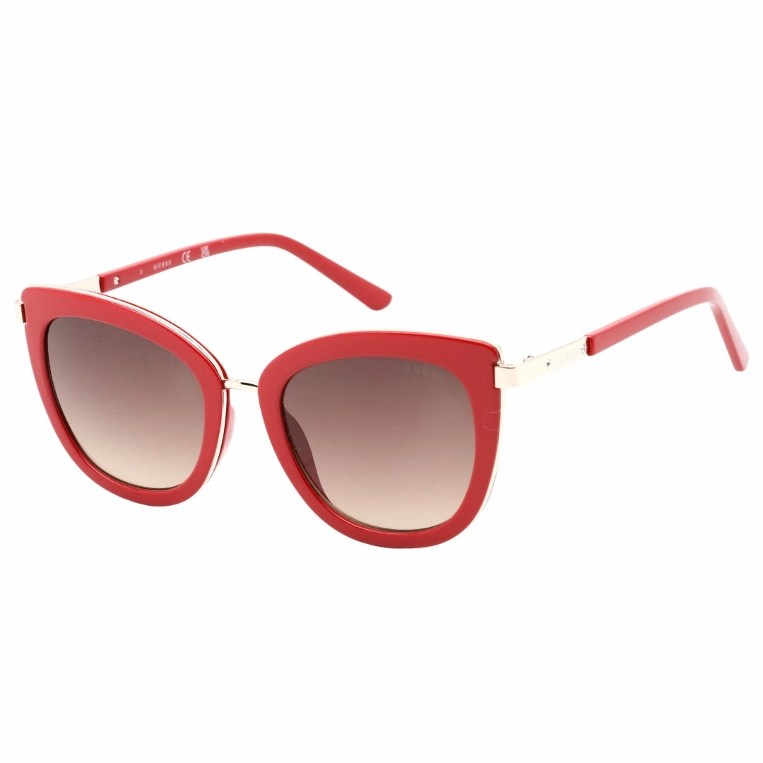 Guess Gradient Brown Lens Red Sunglasses