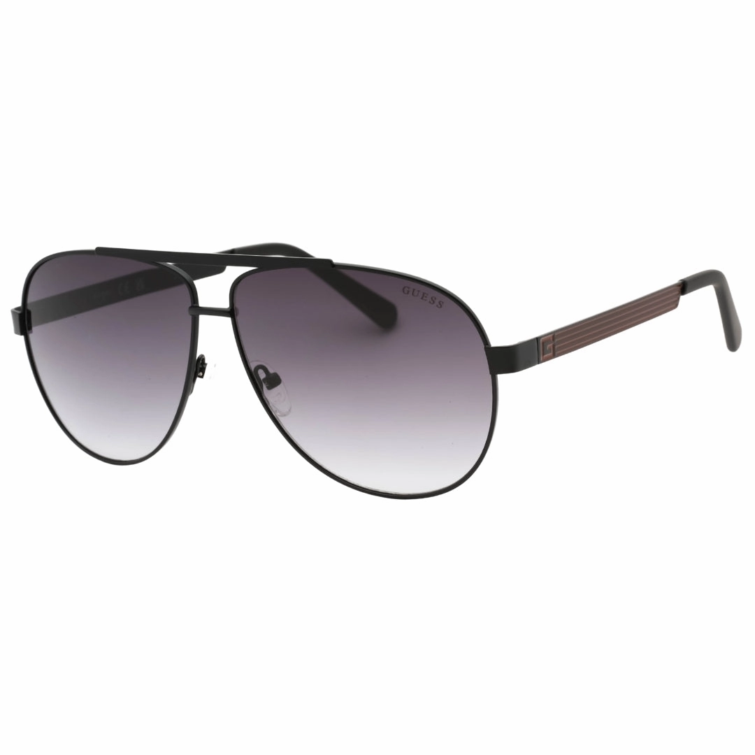 Guess Gradient Smoke Lens Matte Black Sunglasses
