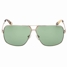 Guess Green Lens Gold Sunglasses