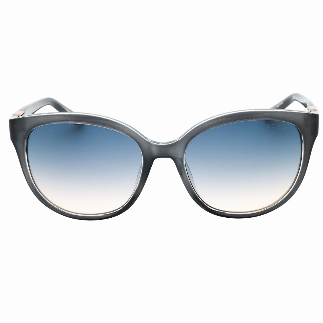Guess Grey Framed Gradient Blue Lensed Sunglasses