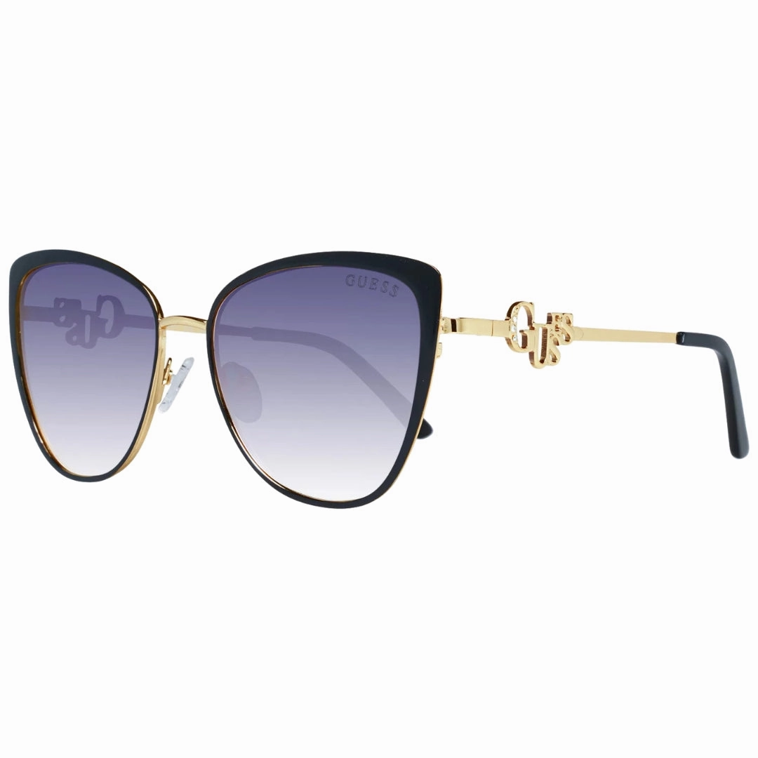 Guess Shiny Black Frame Gold Legs Sunglasses