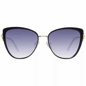 Guess Shiny Black Frame Gold Legs Sunglasses