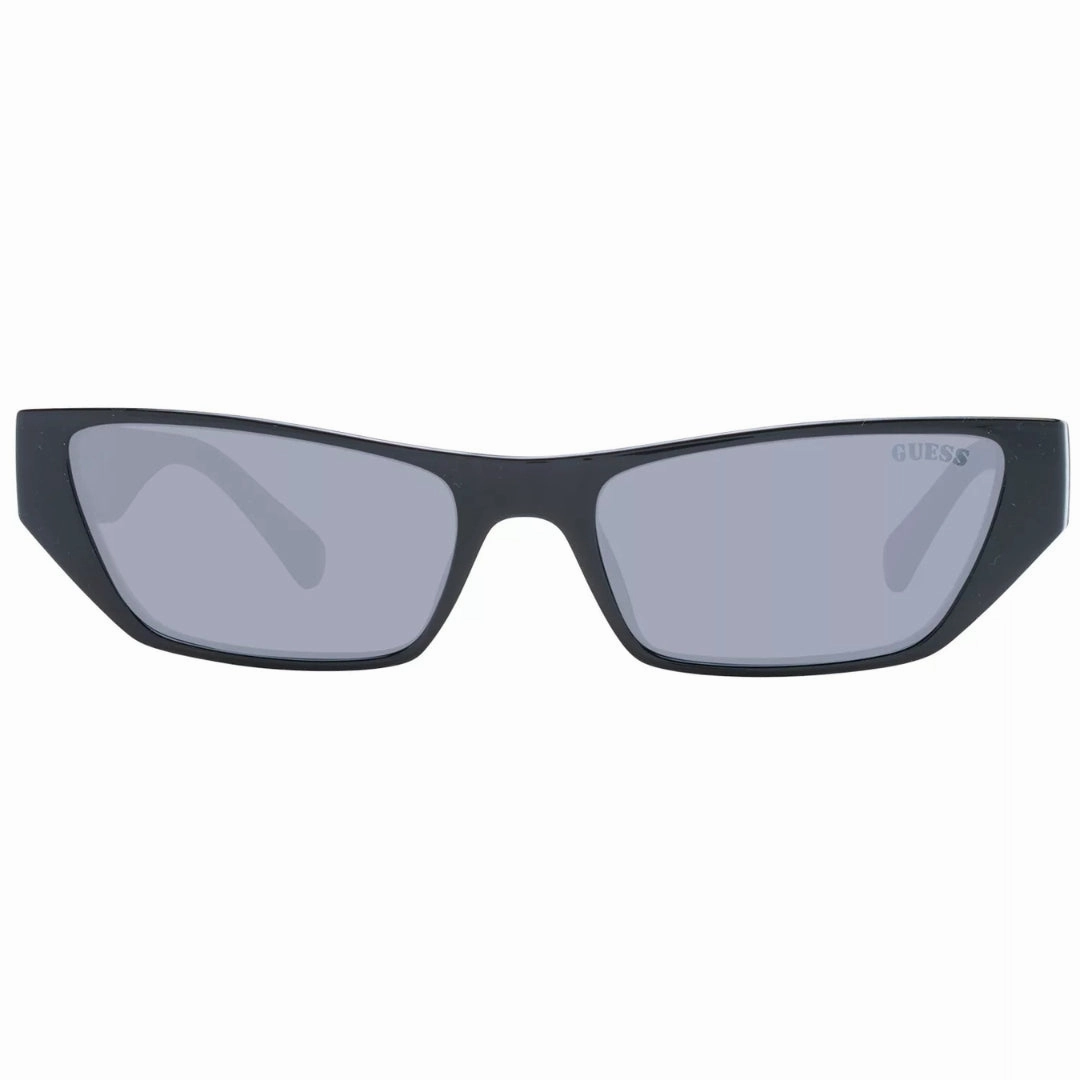 Guess Shiny Black Framed Smoke Lensed Sunglasses