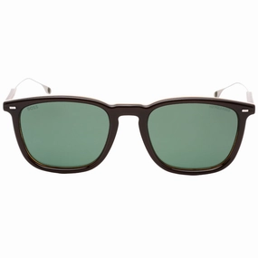 Hugo Boss Brown Striped Frame Brown Lens Sunglasses