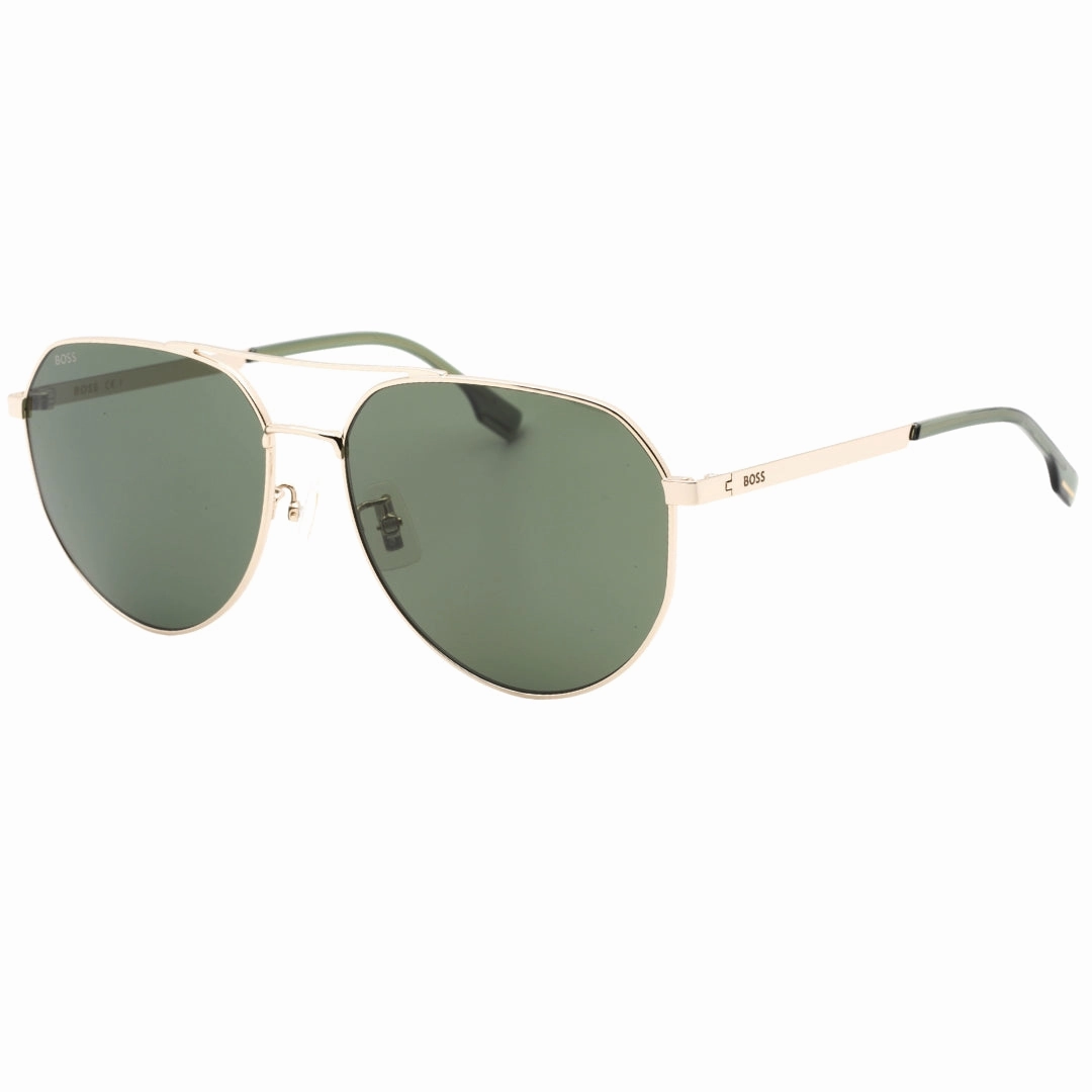 Hugo Boss Green Lens Gold Sunglasses