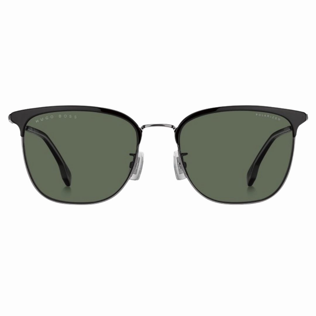 Hugo Boss Green PZ Lensed Black Dark Ruthenium Frame Sunglasses