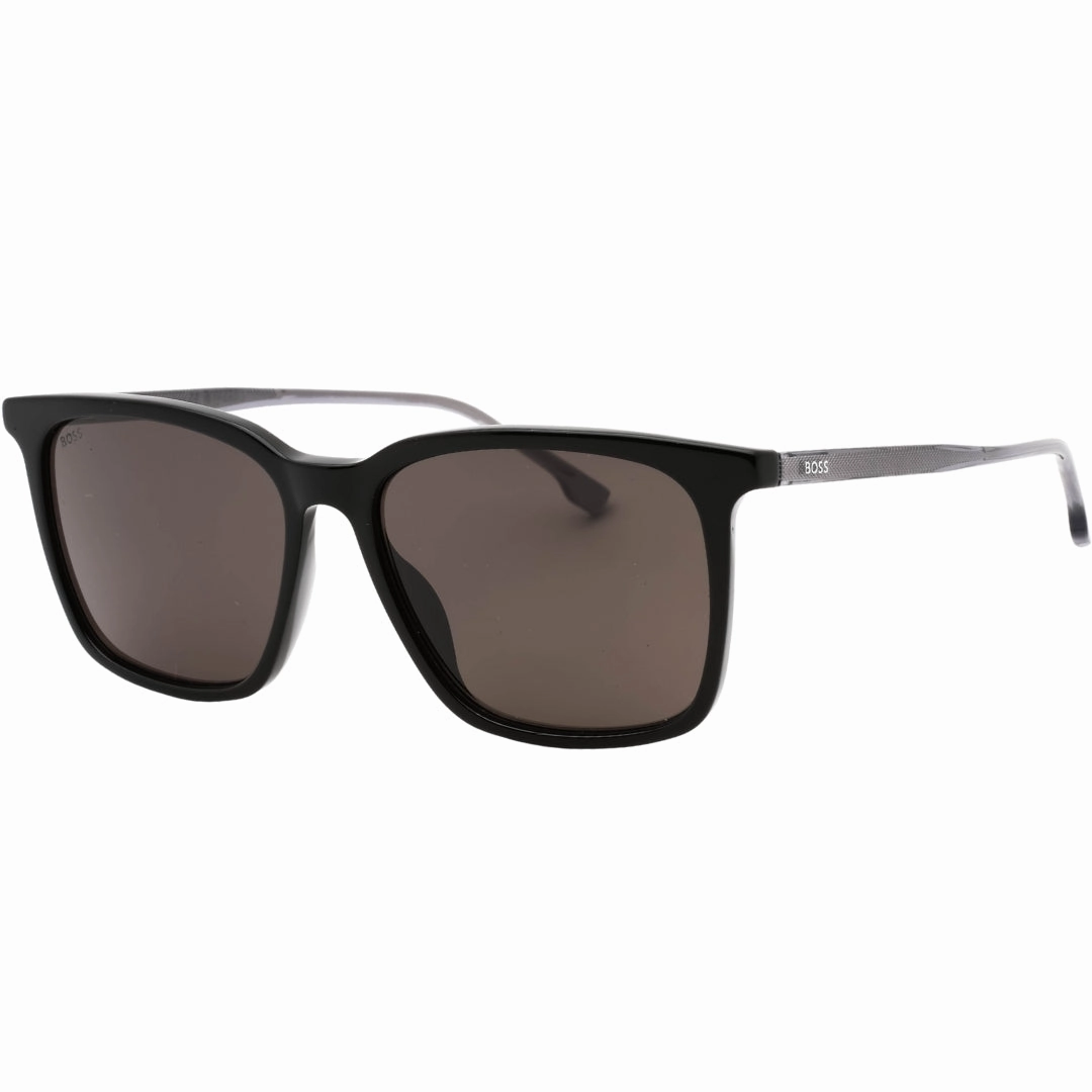 Hugo Boss Grey Lens Black Sunglasses