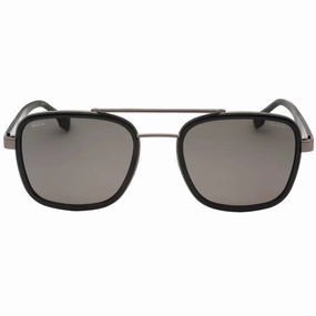 Hugo Boss Grey Polarized Lens Dark Ruthenium Grey Sunglasses