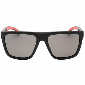 Hugo Boss Grey PZ Lens Matte Black Sunglasses