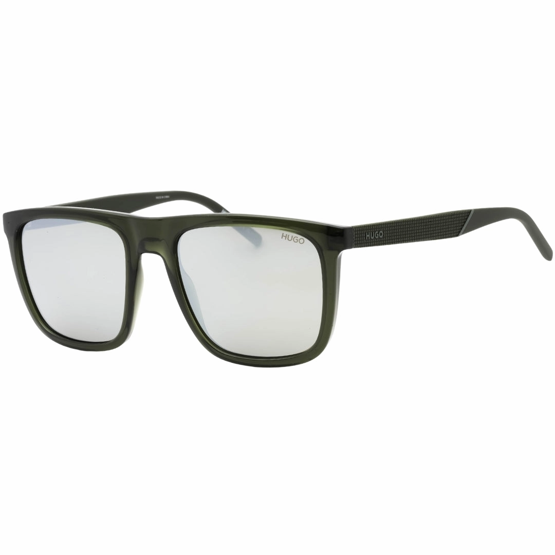Hugo Boss Silver SP Lens Dark Green Sunglasses