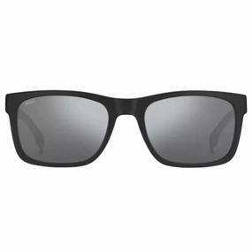 Hugo Boss Silver SP Lensed Matte Black Framed Sunglasses