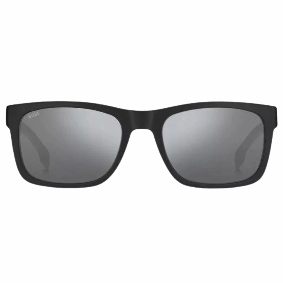 Hugo Boss Silver SP Lensed Matte Black Framed Sunglasses