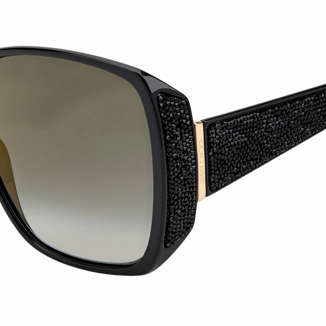 Jimmy Choo Cloe 807 Fq Black Sunglasses