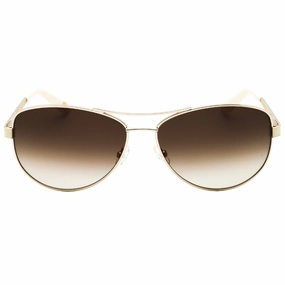 Juicy Couture Brown Gradient Lens Light Gold Sunglasses