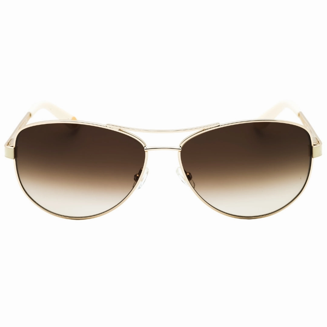 Juicy Couture Brown Gradient Lens Light Gold Sunglasses