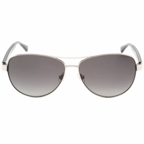 Kate Spade Fara Grey Gradient Lens Palladium Silver Sunglasses
