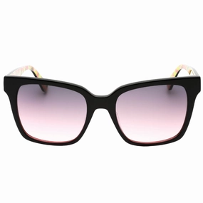 Kate Spade Harlow/G/S Grey Fuchsia Lens Black Sunglasses