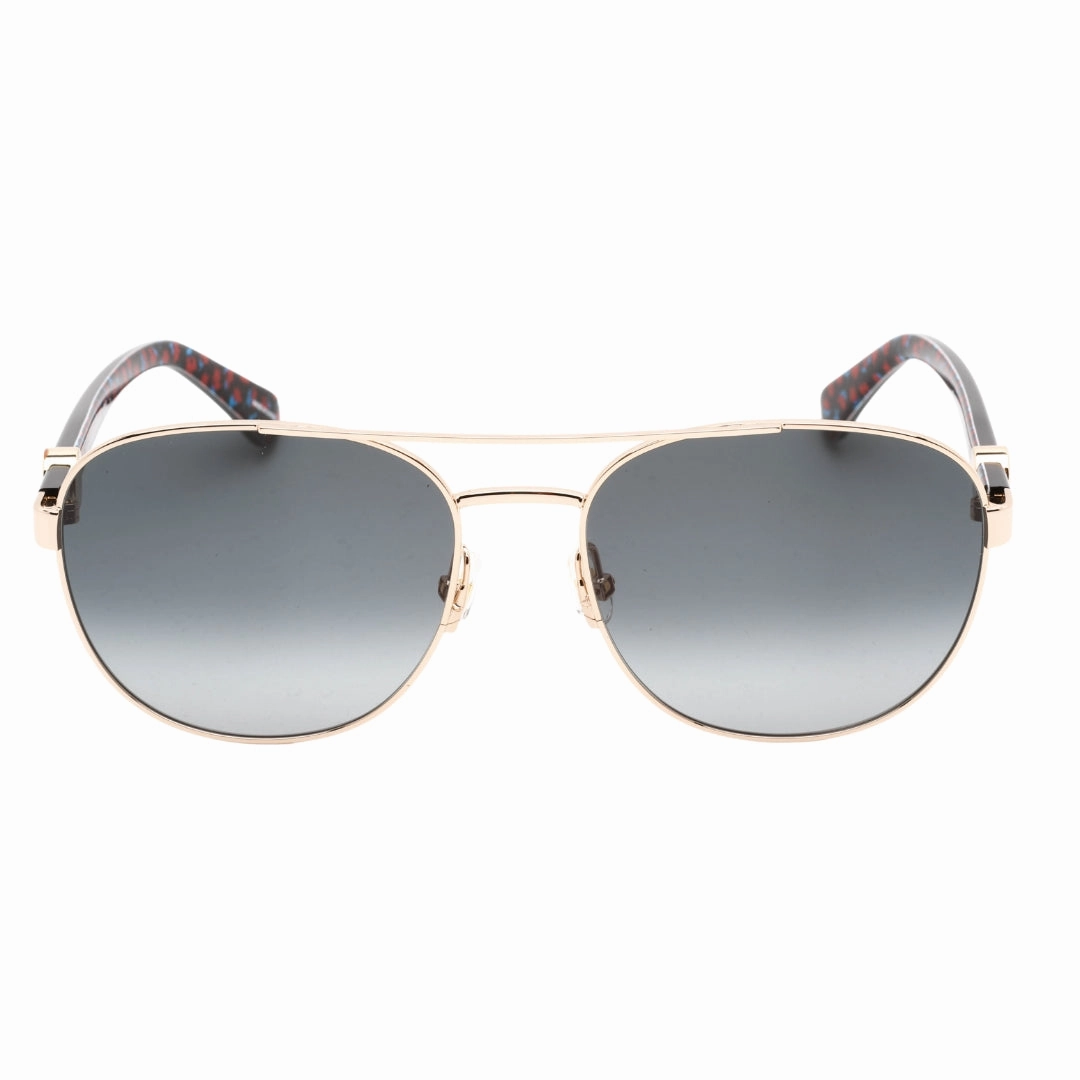 Kate Spade Raglan Gold Framed Grey Shaded Lens Sunglasses