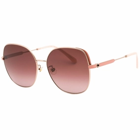 Kate Spade Yara F S 0Au2 3X Rose Gold Sunglasses