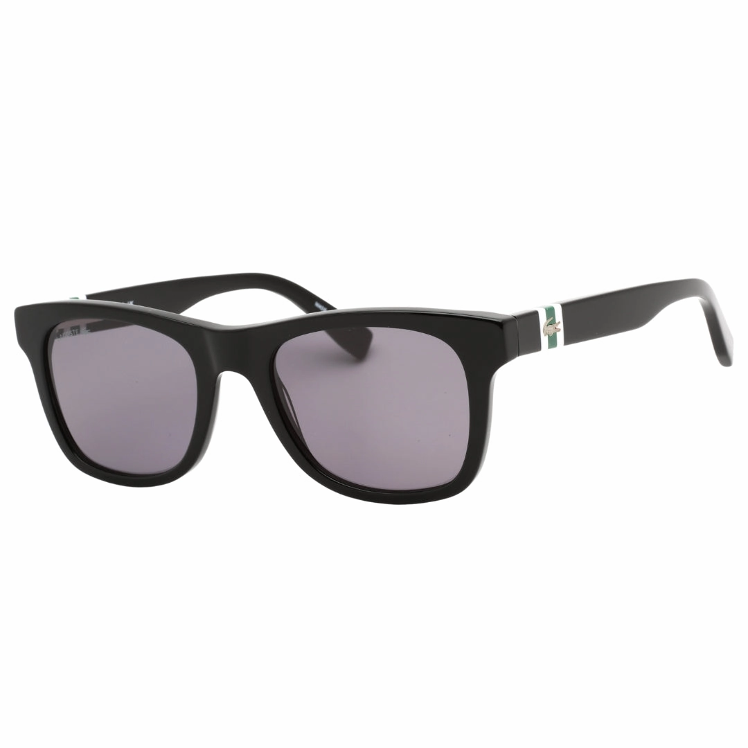 Lacoste Black Framed Grey Lensed Sunglasses