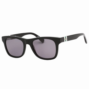 Lacoste Black Framed Grey Lensed Sunglasses