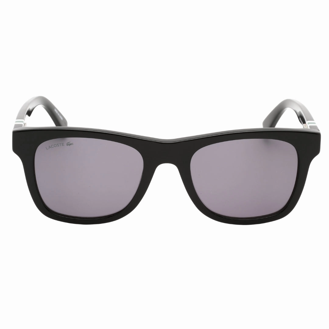 Lacoste Black Framed Grey Lensed Sunglasses