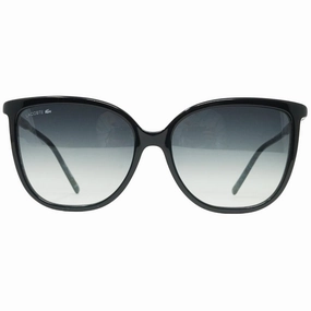 Lacoste Blue Grey Polarized Lens Black Sunglasses