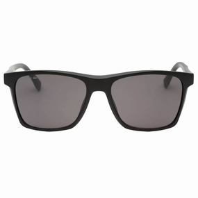 Lacoste Grey Lensed Matte Black Sunglasses