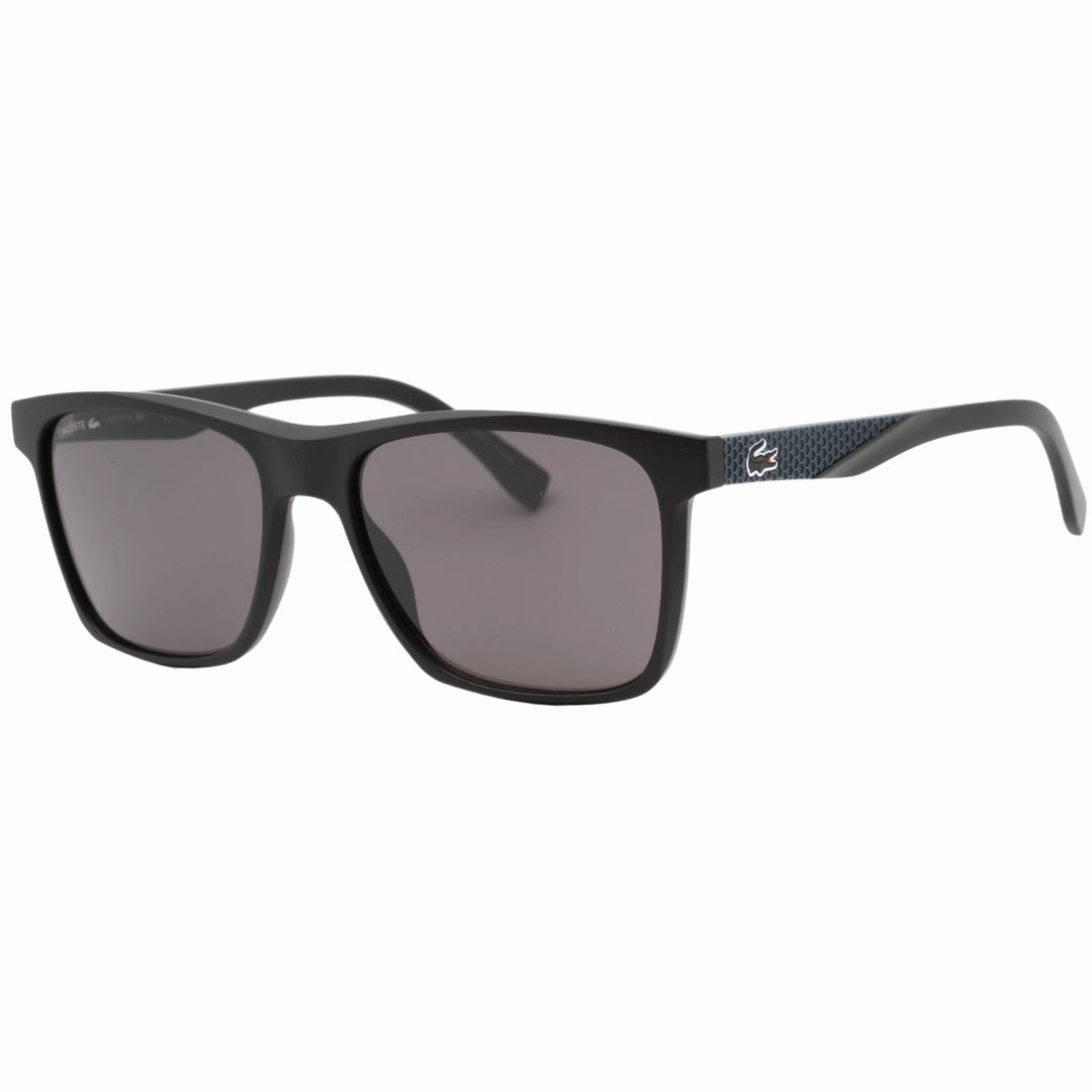 Lacoste Grey Lensed Matte Black Sunglasses