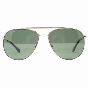 Lacoste Grey Polarized Lens Gold Sunglasses