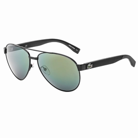 Lacoste Matte Green Frame Green Lensed Sunglasses