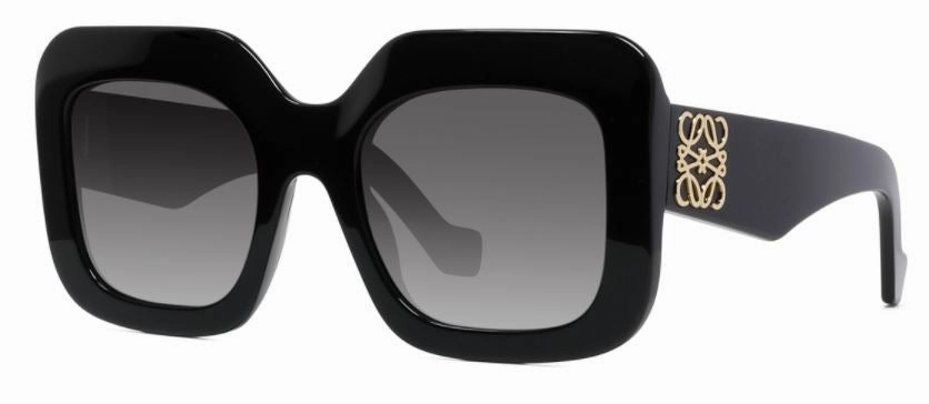 Loewe LW40035I 01B 53 Women Sunglasses