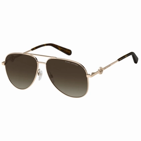 Marc Jacob 653 01Q Ha Gold Sunglasses