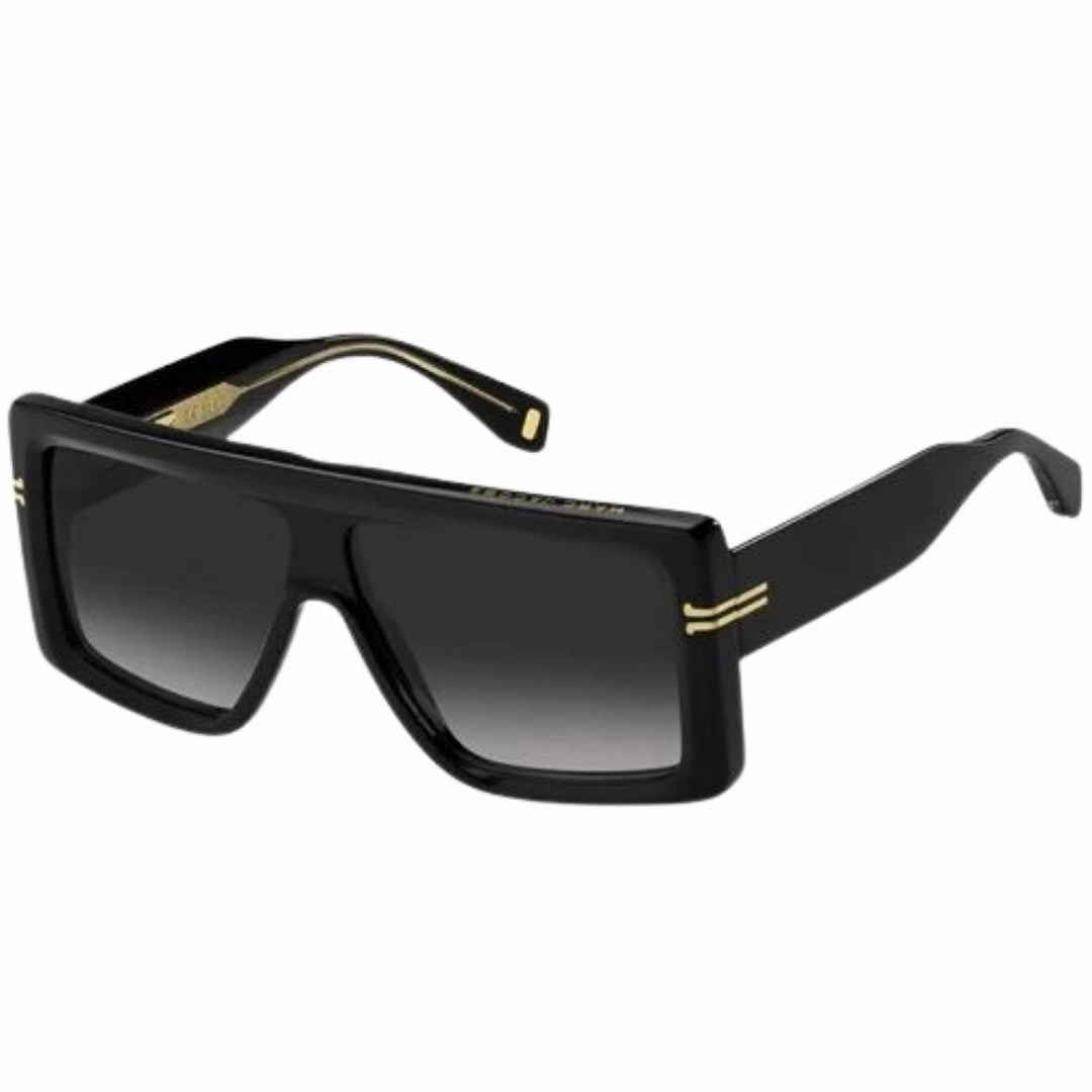 Marc Jacobs Black Square Framed Dark Grey Lens Sunglasses
