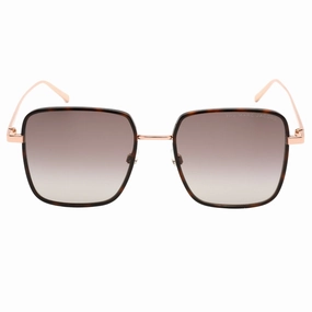 Marc Jacobs Brown Gradient Lens Rose Gold Sunglasses