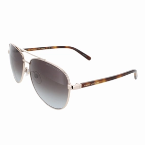Marc Jacobs Brown Teal Lens Havana Detail Gold Sunglasses