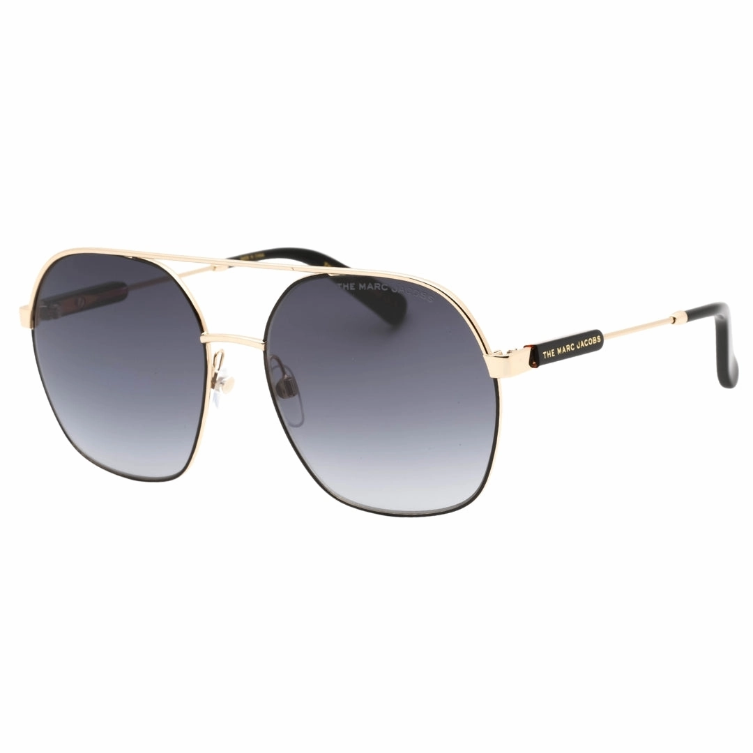 Marc Jacobs Gold Round Sunglasses