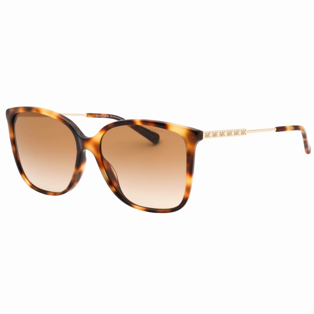 Michael Kors Brown Gradient Lens Amber Tortoise Brown Sunglasses