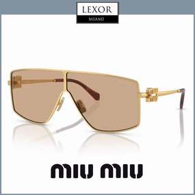 MIU MIU 0MU 51ZS 5AK40D 69 Polished Metal Woman Sunglasses