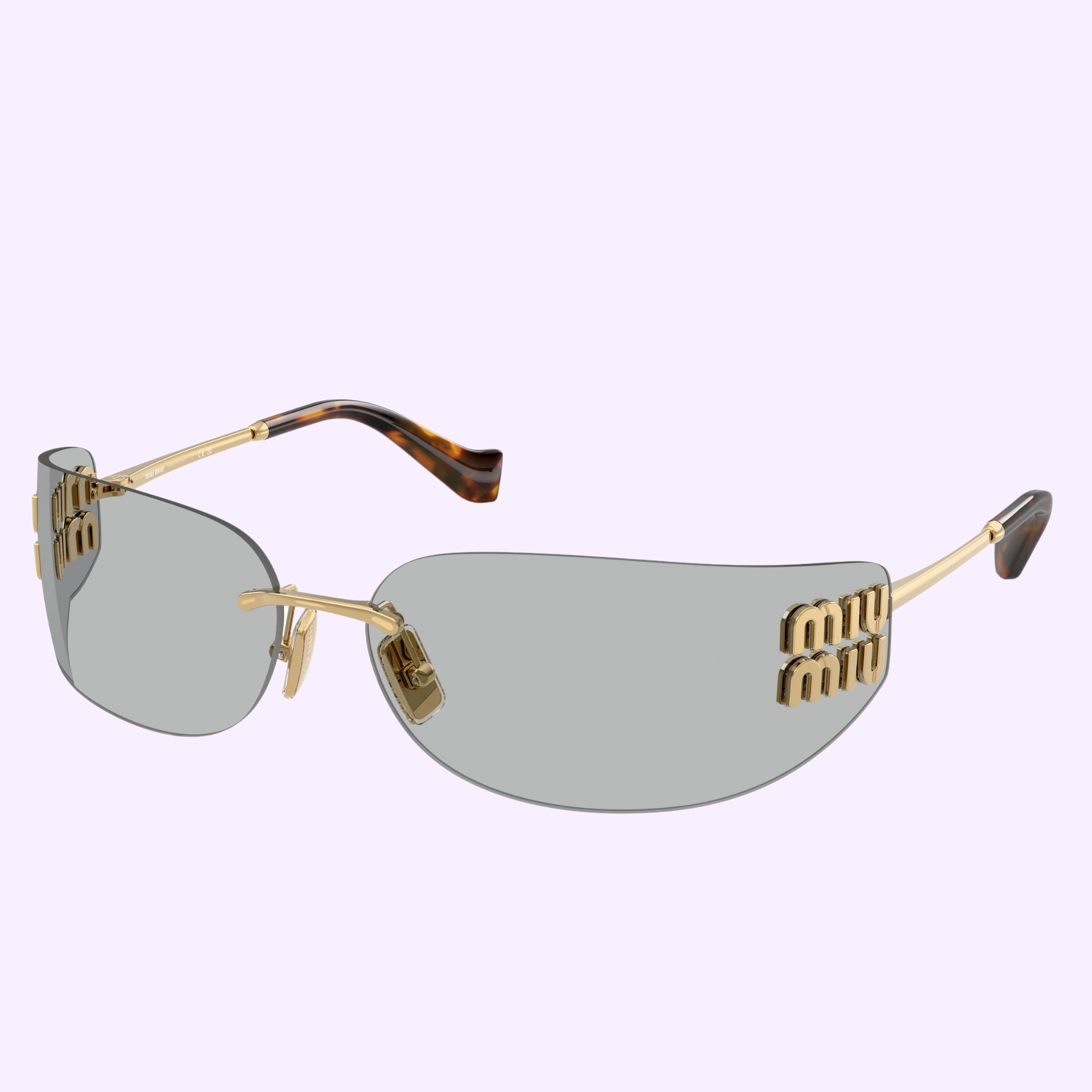 MIU MIU Sunglasses 0MU A51S 5AK50K75 Woman Upc: 8056262412336