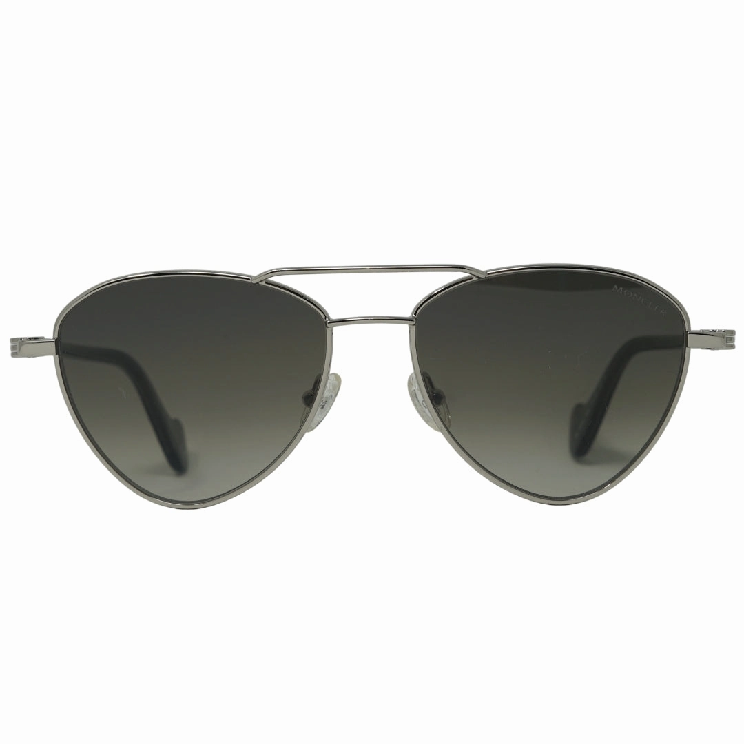 Moncler Silver Metal Sunglasses