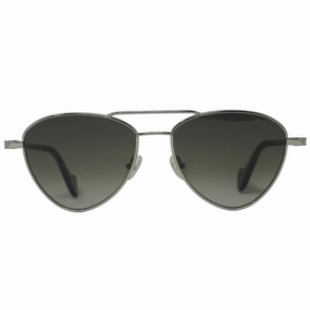 Moncler Silver Metal Sunglasses