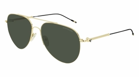 Mont Blanc MB0037S 002 59 Sunglasses Unisex