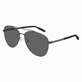 Mont Blanc MB0081SK 001 Sunglasses Unisex