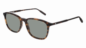 Mont Blanc MB0082S 002 53 Men Sunglasses