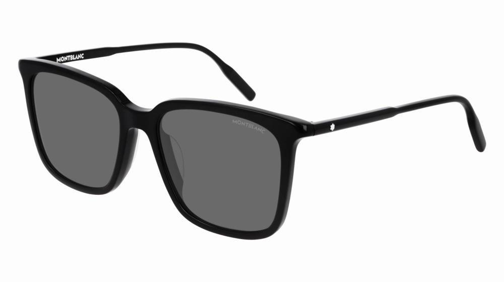 Mont Blanc MB0084SK 001 56 Sunglasses MAN ACETATE