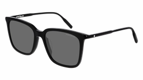 Mont Blanc MB0084SK 001 56 Sunglasses MAN ACETATE